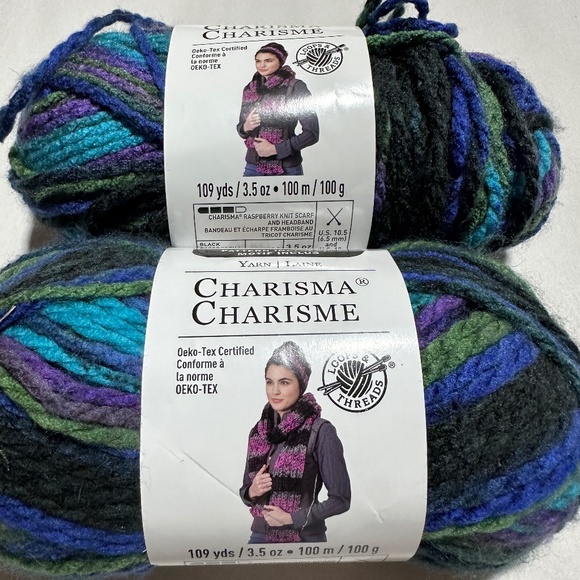 Loops & Thread Charisma YARN Northern Lights Color Set of 2 NEW - Picture 1 of 5
